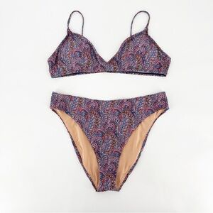NWT J Crew Liberty Fabrics 2 Piece Bikini Swimsuit Size XL